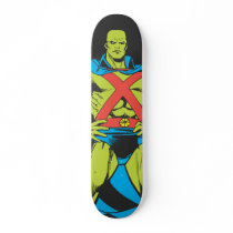 Martian Manhunter Poses Custom Skate Board