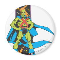 Martian Manhunter & Space Backdrop Fridge Magnets