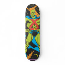 Martian Manhunter & Space Backdrop Custom Skate Board