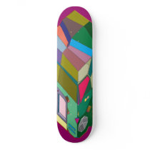 MARTIAN/MARS Cab Over Engine Space Trucker 6 Skate Board