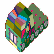 MARTIAN/MARS Cab Over Engine Space Trucker VI Photo Cutouts