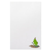 Martian riding rover custom stationery