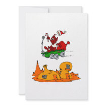 Martian Santa rover Personalized Invitations