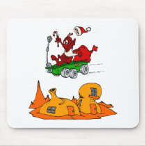 Martian Santa rover Mousepad