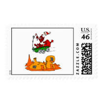 Martian Santa rover Postage Stamps