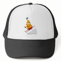 Martian Skier Trucker Hats