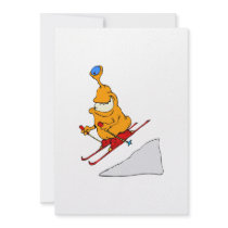 Martian Skier Custom Invites