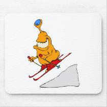 Martian Skier Mouse Pads