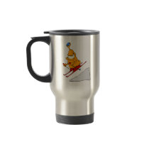 Martian Skier Coffee Mugs