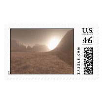 Martian Sunset postage by tillasmax Martian Sunset postage