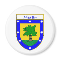 Martin Coat of Arms/Family Crest (Spanish) magnets