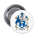 Martin Family Crest Button