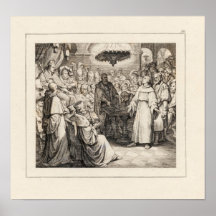 Martin Luther before the Diet of Worms. Print