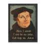 Martin Luther - Here I Stand Quotation Postcards