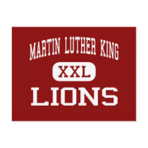Martin Luther King - Lions - Junior - Oceanside postcards by customteamsportswear Martin Luther King - Lions - Junior - Oceanside postcards