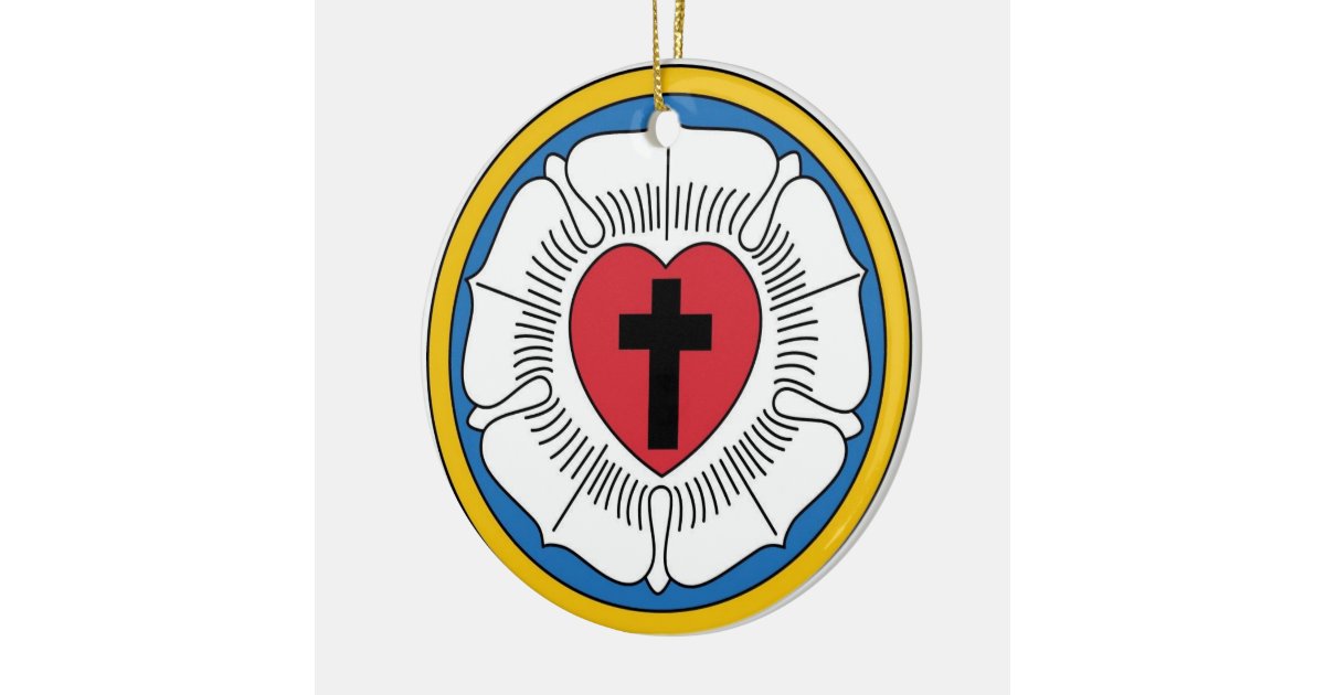 Martin Luther's Seal Ceramic Ornament | Zazzle