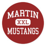 Martin - Mustangs - Middle - Raleigh Sticker