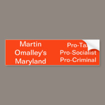 Martin Omalley's Maryland bumper stickers