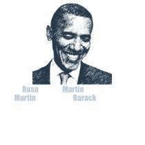 Martin walked so Barack could run. t-shirts by BeezKneez Martin walked so Barack could run. t-shirts