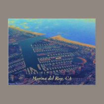 Martina del Rey, Marina del Rey, CA postcards