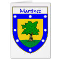 Martinez Coat of Arms/Family Crest cards