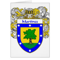 Martinez Coat of Arms (Mantled) Cards