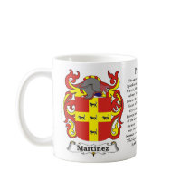 Martinez Family Coat of Arms Mug