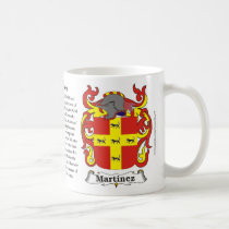 Martinez Family Coat of Arms Mug