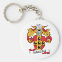 Martinez Family Crest Key Chain