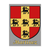 Martinez Family Shield Postcard