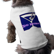 Martini 25th Birthday Gifts Pet Clothes