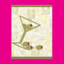 Martini and Olives Postcard Martini and Olives Postcard