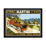 Martini Automobiles St. Blaise Postcard
