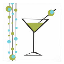Martini Bar Poster posters by trennea Martini Bar Poster posters