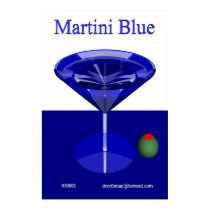 Martini Blue (print)