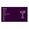 Martini Business Cards business cards