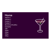 Martini Business Cards business cards by toxiferous Martini Business Cards business cards