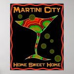 Martini City Print