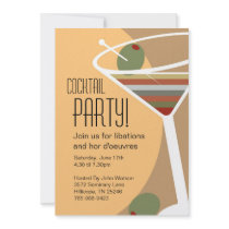 Martini Cocktail Party Invitations