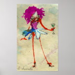 martini girl poster
