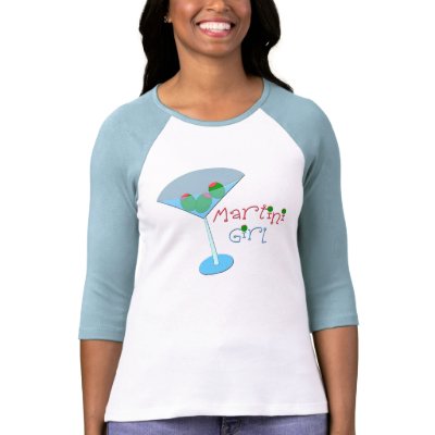 Martini Girl Shirts by totallypainted