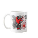 Martini Girl With Background mugs