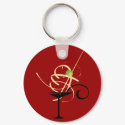Martini Glass keychains