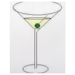 Martini Glass Letterhead Template