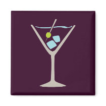 Martini Glass magnets by JaZilla Martini Glass magnets