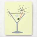 Martini Glass Mousepad by JaZilla Martini Glass Mousepad