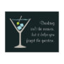Martini Glass Postcard