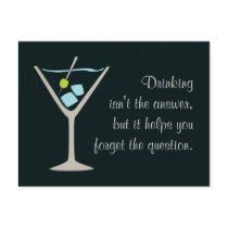 Martini Glass postcards by JaZilla Martini Glass postcards