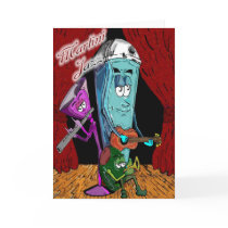 Martini Jazz Greeting Cards