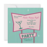 Martini Madness: Party Invitations